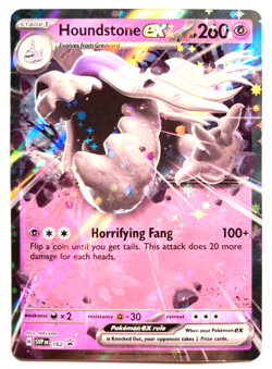 Pokemon Houndstone ex Double Rare + FREE extra Rare card! - Image 1