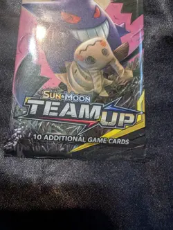 Pokemon Team Up Booster Pack Sealed Gengar Mimikyu Art - Image 4