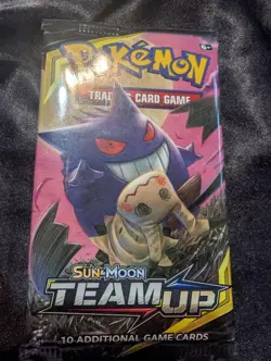 Pokemon Team Up Booster Pack Sealed Gengar Mimikyu Art - Image 5