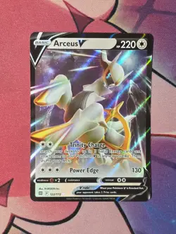 Pokemon Arceus V 122/172 SWSH09: Brilliant Stars Ultra Rare - NM - Image 1