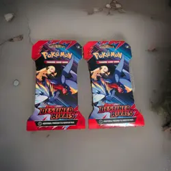 Pokemon Destined Rivals Sleeved Booster Pack Lot of 2 -Free Ships :) - Image 1
