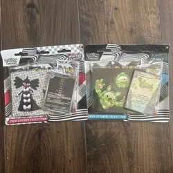 2 Pokemon TCG SV10.5 Black Bolt & White Flare Tech Sticker Collection Bundle New - Image 1