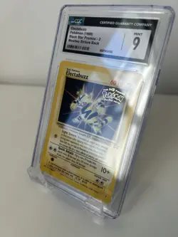 1999 Pokemon Electabuzz Black Star Promo CGC 9 Stamped Mewtwo Strikes Back - Image 2