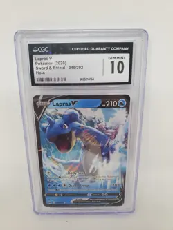 Lapras V 049/202 Sword & Shield SWSH - Gem Mint CGC 10 Pokemon TCG - Image 1