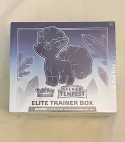 Pokemon tcg: Silver Tempest Elite Trainer Box ETB (Tear on top) SEE PHOTO - Image 1