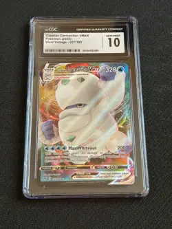 Pokemon Vivid Voltage UR Galarian Darmanitan VMAX 037/185 CGC 10 Gem Mint - Image 1