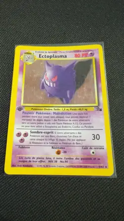 Pokemon Ectoplasma Gengar #5/62 Fossil Holo Foil French 1st Edition LP/MP - Image 1