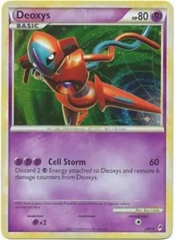 Pokemon TCG - Deoxys - 2/95 - Holo - Rare - Call of Legends [Heavily Played] - Image 1
