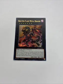 Yu Gi Oh Red-Eyes Flare Metal Dragon (RA01-EN038) Ultra Rare 1st (NM) - Image 1