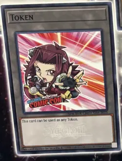 Yu-Gi-Oh! TCG BLACK ROSE Token Akiza NYCC 2025 Exclusive / EDISON TOKEN - Image 1