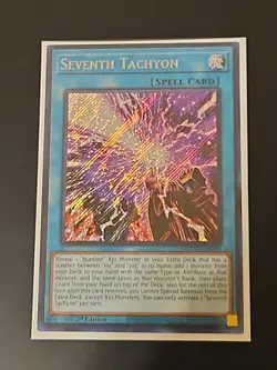 Yu-Gi-Oh! Seventh Tachyon 1ST Edition Secret Rare MZTM-EN016 NM ENG - Image 1