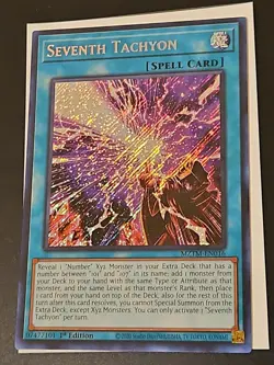 Yu-Gi-Oh! Seventh Tachyon 1ST Edition Secret Rare MZTM-EN016 NM ENG - Image 2
