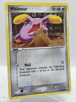 Whismur 82/101 EX Hidden Legends Reverse Holo 2004 Vintage Pokemon TCG Card - Image 2