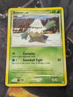 Snover 101/123 Diamond & Pearl Mysterious Treasures - Pokemon Card - Image 1