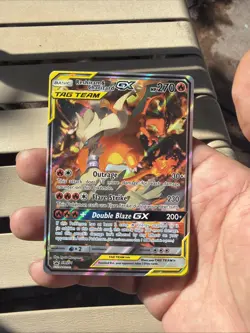 Reshiram & Charizard GX SM201 Promo Card Sun & Moon - Image 2