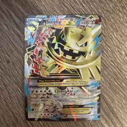 M Steelix EX Full Art 109/114 Pokemon Card TCG XY Steam Siege Holo Ultra Rare - Image 1