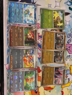 Pokemon White Flare Pokeball Holo’s Bundle X8 Cards - pack fresh - Image 1