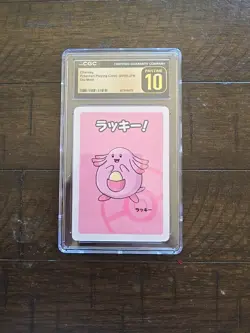 Chansey Pokemon Playing Cards 2019 Japanese Old Maid Babanuki CGC PRISTINE 10 - Image 1