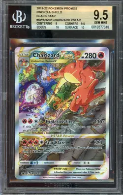 Sword & Shield Promo Cards #SWSH262 Charizard VSTAR BGS 9.5 - Image 1