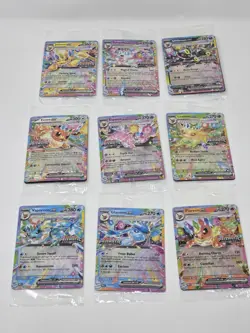 Prismatic Evolutions Surprise Box Full Set of 9 Promo Cards (No packs) - Image 1