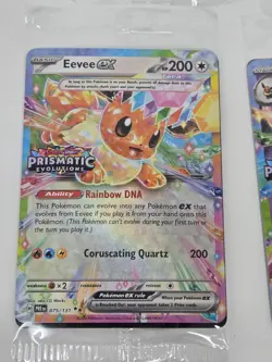 Prismatic Evolutions Surprise Box Full Set of 9 Promo Cards (No packs) - Image 5