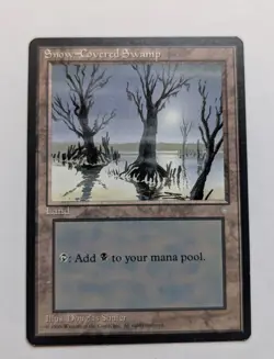 Ice Age Magic: The Gathering Snow-Covered Swamp - Image 1