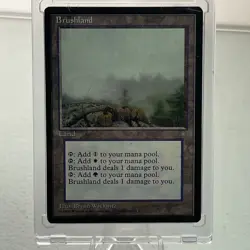 Brushland x1 Ice Age Magic the Gathering MTG - Image 1