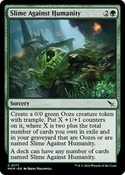 MTG Slime Against Humanity [Murders at Karlov Manor] Near Mint Magic - Image 1