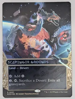 (Foil) Scavenger Grounds (0037) (Borderless) (037) Edge of Eternities: Stellar S - Image 1