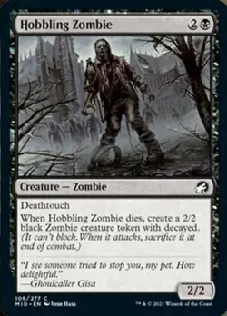 HOBBLING ZOMBIE X 4 N/M INNISTRAD MIDNIGHT HUNT MAGIC THE GATHERING - Image 1