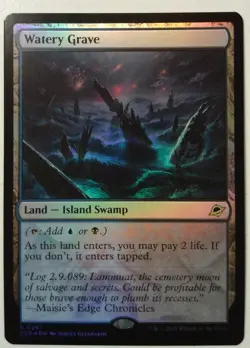Watery Grave *FOIL Rare* Magic MtG x1 Edge of Eternities - Image 1