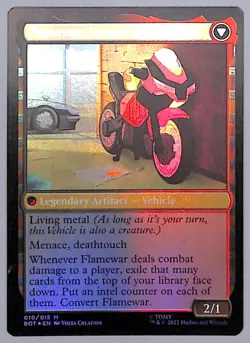 Flamewar, Brash Veteran - Foil - 10 - Transformers (BOT) MTG - Image 2