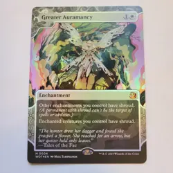 Magic the Gathering - Greater Auramancy (Foil) - Wilds of Eldraine - NM - Image 1
