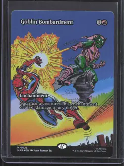 Marvel's Spider-Man #23 Goblin Bombardment Showcase Foil Mythic - Image 1