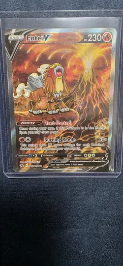 Entei V GG36/GG70 Pokemon Crown Zenith Full Art Galarian Gallery Holo NM - Image 3