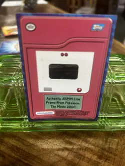 PSA 6 EX-MINT TOPPS POKEMON THE MOVIE 2000 AUTHENTIC FILM FRAME CARD - Image 2