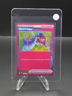 Hero's Cape 152/162 NM SV05 Temporal Forces Holo Rare Pokemon Card - Image 1