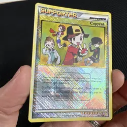 Copycat 90/123 Pokemon Card Supporter Reverse Holo League Promo NM - Image 1