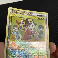 Copycat 90/123 Pokemon Card Supporter Reverse Holo League Promo NM - Image 2