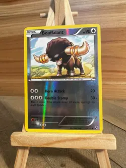 Pokemon Black and White Reverse Holo Bouffalant #90/114 LP - Image 1