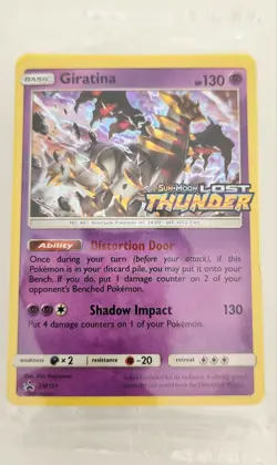 Pokemon TCG Giratina SM151 Prerelease Sun & Lost Thunder Sealed Promo Pack - Image 1