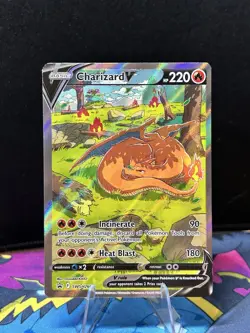CHARIZARD V 2022 POKEMON SWORD & SHIELD BLACK STAR PROMO A #SWSH260 - Image 1
