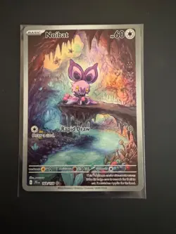 Pokemon TCG-Noibat-169/159-Sv09: Journey Together-Illustration-Holo-M/NM!🔥 - Image 1