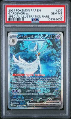 2024 POKEMON PAF EN-PALDEAN FATES SPECIAL ILLUSTRATION RARE GARDEVOIR EX PSA 10 - Image 1