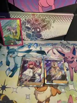 Pokemon SEALED Boss's Orders Cyrus SWSH251 + Klara SWSH302 Promo Full Art - Image 1