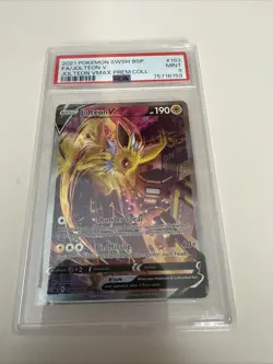 2021 Pokemon V SWSH183 BSP Jolteon VMAX Premium Collection PSA 9 Mint 183 - Image 1