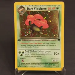 Pokemon 1st Edition Holo Rare Dark Vileplume 13/82 Near Mint Team Rocket - Image 1