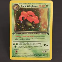 Pokemon 1st Edition Holo Rare Dark Vileplume 13/82 Near Mint Team Rocket - Image 3