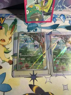 Lot Of 4 - Pokemon Meditite - 153/142 Stellar Crown Holo Illustration Rare NM - Image 2