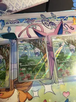 Lot Of 4 - Pokemon Meditite - 153/142 Stellar Crown Holo Illustration Rare NM - Image 4